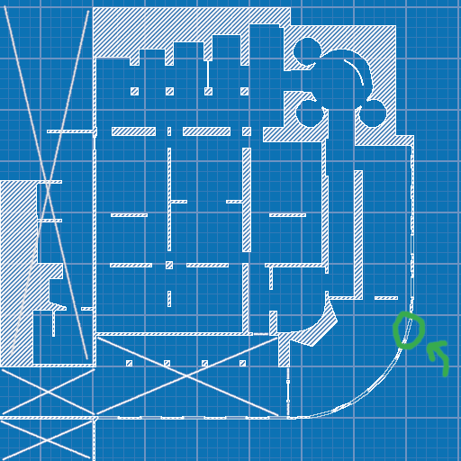 A blueprint map of the Museum of Modern Art in Paris. Used in my Difficulty Oriented Action Planning project.